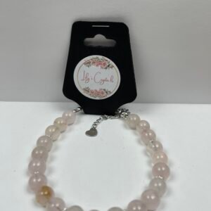 Sky Pink Crystal Bracelet