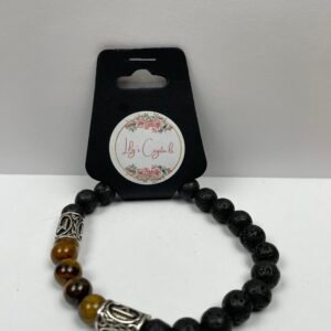 Black and Tiger's Eye Bracelet