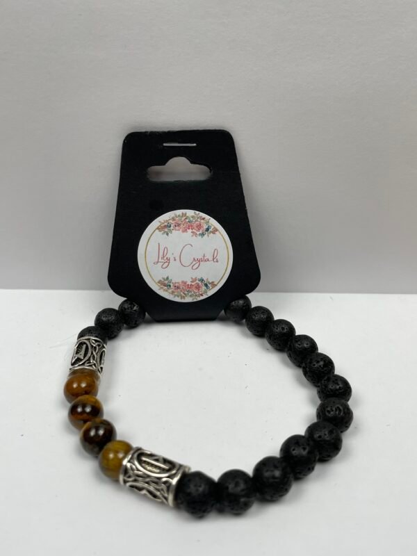 Black and Tiger's Eye Bracelet