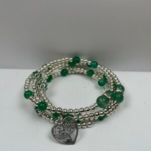 Green Tree Crystal Bangle