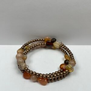 Oak Themed Crystal Bangle