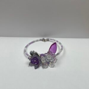 Purple Flower Bracelet