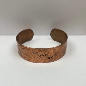 Number One Dad Copper Bracelet