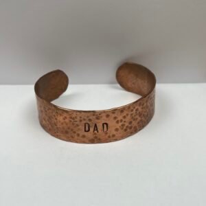 Dad-Themed Copper Bracelet