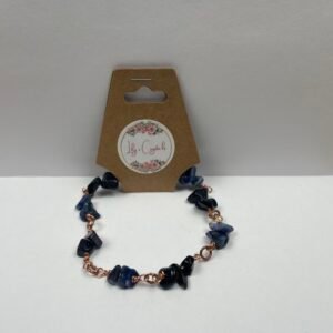 Copper and Blue Themed Bracelet