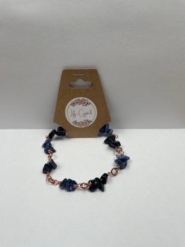 Copper and Blue Themed Bracelet