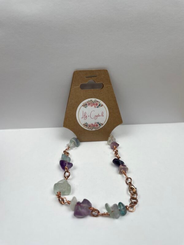 Blue and Purple Crystal Bracelet