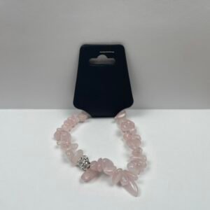 Pink Rock Crystal Bracelet