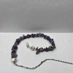 Purple Crystal Rock Glasses String