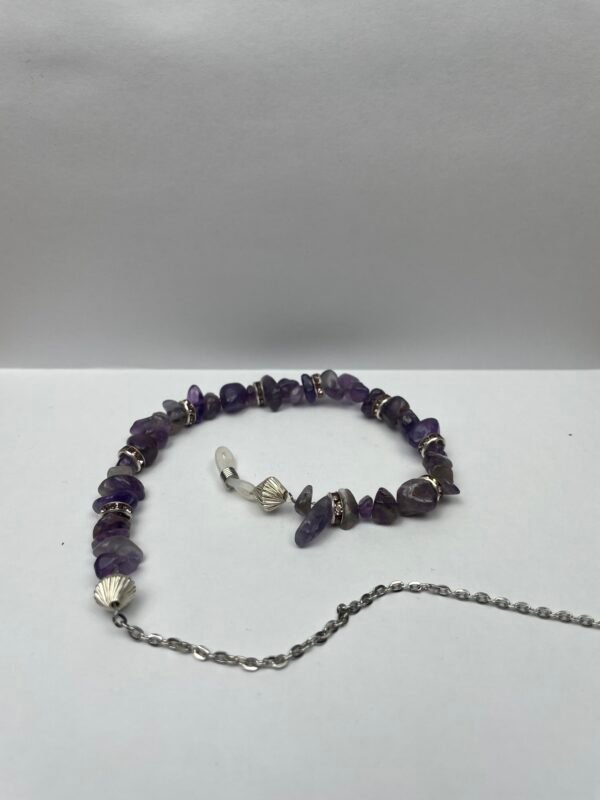 Purple Crystal Rock Glasses String