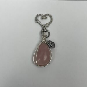 Pink Crystal Key Chain