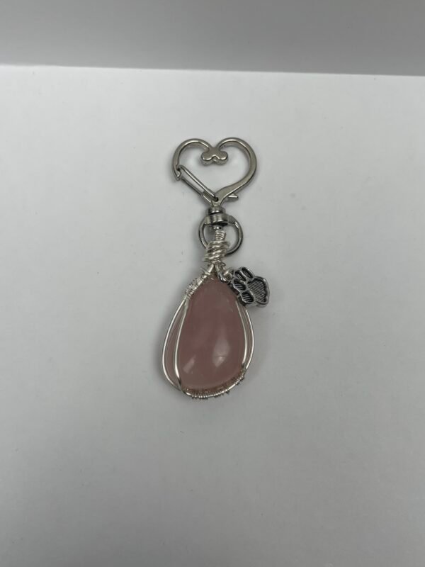 Pink Crystal Key Chain