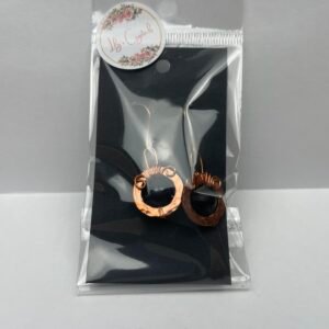 Copper Ring Earrings