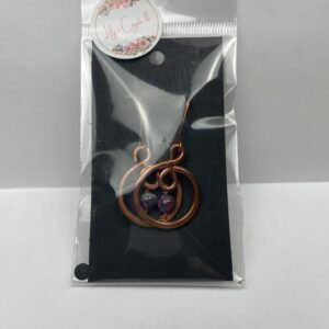 Elegant Circle Copper Earrings